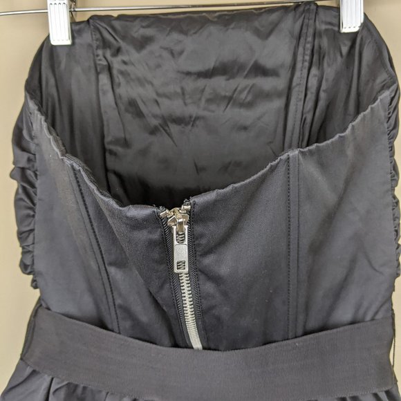 Bedo Black Strapless Bubble Dress Small - Picture 10 of 16